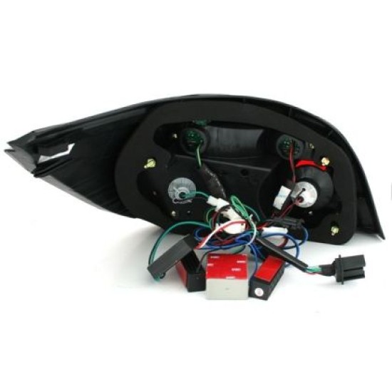 Πίσω φανάρια led για BMW E60 (2003-2007) - φιμέ φλας - σετ 2τμχ.