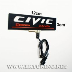 Φωτιζόμενο σήμα Civic 12x3 cm