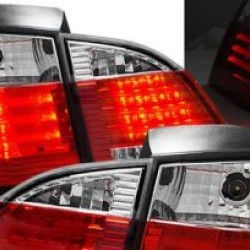 Πίσω φανάρια led  για BMW E61 combi (2003-2007) - chrome - σετ 2τμχ.