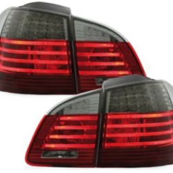 Πίσω φανάρια led  για BMW E61  (2003-2007) - led φλας φιμέ - σετ 2τμχ.