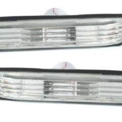 Φλας BMW E36 (1996-1999) / E34 / X5 E53 - χρωμίου - σετ 2τμχ.