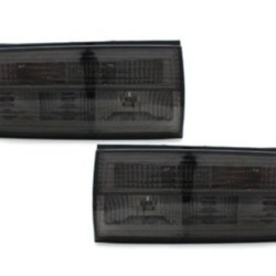 Πίσω φανάρια για BMW E30 (1983-1987) - μαύρα χρωμίου - σετ 2τμχ.