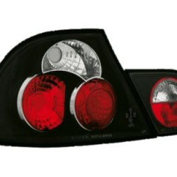 Πίσω φανάρια για BMW E46 sedan (1999-2003) - μαύρα - σετ 2τμχ.