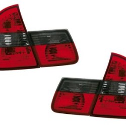 Πίσω φανάρια για BMW E46 Combi (1998-2005) -chrome, μαύρο - σετ 2τμχ.