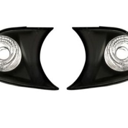 Φλας δίπλα στο φανάρι BMW E46 coupe (1999-2001) - μαύρο - σετ 2τμχ.
