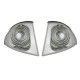 Φλας δίπλα στο φανάρι BMW E46 combi  (1998-2001) - χρωμίου - σετ 2τμχ.