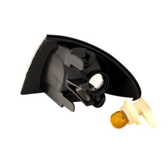 Φλας δίπλα στο φανάρι BMW E46 combi  (1998-2001) - χρωμίου μαύρο - σετ 2τμχ.