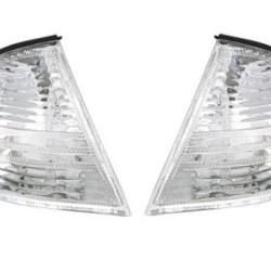 Φλας δίπλα στο φανάρι BMW E46 combi  (1998-2001) - χρώμιο - σετ 2τμχ.