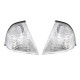 Φλας δίπλα στο φανάρι BMW E46 combi  (1998-2001) - χρώμιο - σετ 2τμχ.