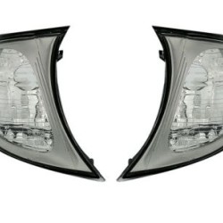 Φλας δίπλα στο φανάρι  BMW E46 sedan  (2001-2005) - χρωμίου - σετ 2τμχ.