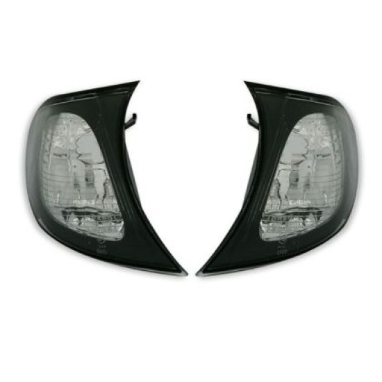Φλας δίπλα στο φανάρι BMW E46 combi  (2001-2005) - χρωμίου - σετ 2τμχ.