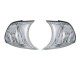 Φλας δίπλα στο φανάρι  BMW E46 coupe / cabrio (2001-2003) - χρωμίου - σετ 2τμχ.