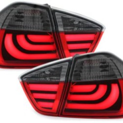 Πίσω φανάρια led για BMW E90 (2005-2008) -  φιμέ φλας - σετ 2τμχ.