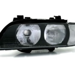 Φανάρια εμπρός για BMW E39 (1995-2000) - άσπρο φλας , με λάμπες (Η1) - σετ 2τμχ.