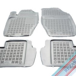 Λαστιχένια πατάκια Rezaw Plast για CITROEN C4 I (2004-2010) / C4 II (2010-2017) / PEUGEOT 307 (2001-2007) - τύπου σκαφάκι - 4τμχ. -γκρι