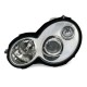 Φανάρια εμπρός για Mercedes C-CLASS W203 (2000-2003) - sport coupe , χωρίς λάμπες (Η7) - σετ 2τμχ.