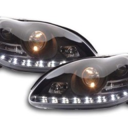 Φανάρια εμπρός led για Mercedes W 220 S-Class (2002-2005) , με λάμπες (Η1) - σετ 2τμχ.
