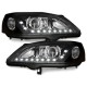 Φανάρια εμπρός led για Opel Astra G (1998-2004) - μαύρα , χωρίς λάμπες (Η7) - σετ 2τμχ.