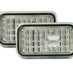 Φλας φτερού VW GOLF 1 / 2 / Jetta / Corrado - χρωμίου - σετ 2τμχ.