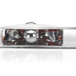 Φλας για φαρδύ προφυλακτήρα Golf  2 / Jetta (1983-1991)  - χρωμίου - σετ 2τμχ.