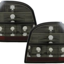 Πίσω φανάρια Vw Golf III - μαύρα chrome - σετ 2τμχ.