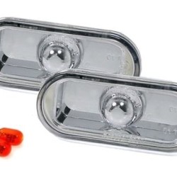 Φλας φτερού για Vw / Ford /Seat - χρωμίου - σετ 2τμχ.