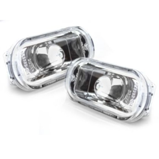 Φλας φτερού για Vw / Ford /Seat - χρωμίου - σετ 2τμχ.
