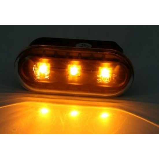 Led φλας φτερού για Vw / Ford / Seat - μαύρα - σετ 2τμχ.
