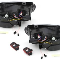 Φανάρια εμπρός angel eyes για Vw Golf IV - chrome , με λάμπες (Η1) - σετ 2τμχ. Φανάρια εμπρός angel eyes για Vw Golf IV - chrome , με λάμπες (Η1) - σετ 2τμχ.