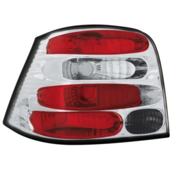 Πίσω φανάρια για Vw Golf IV  (1997-2003)  chrome - σετ 2τμχ.