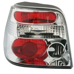Πίσω φανάρια για Vw Golf IV - χρωμίου - σετ 2τμχ.
