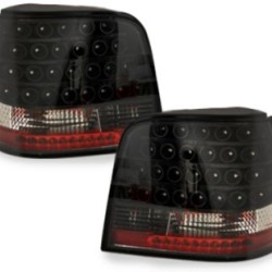 Πίσω φανάρια led για Vw Golf IV  (1997-2003)  - μαύρα - σετ 2τμχ.