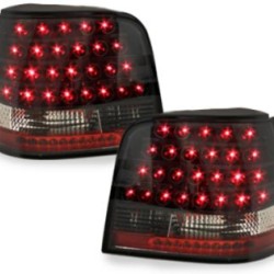 Πίσω φανάρια led για Vw Golf IV  (1997-2003)  - μαύρα - σετ 2τμχ.