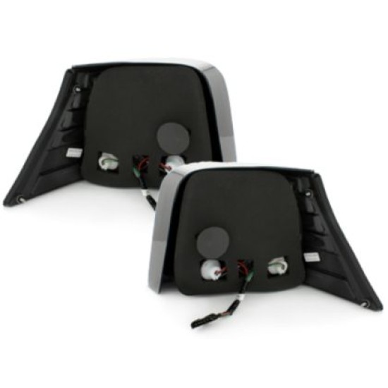 Πίσω φανάρια led για Vw Golf IV  (1997-2003)  - μαύρα - σετ 2τμχ.