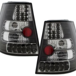 Πίσω φανάρια led για Vw Bora / Golf IV combi - μαύρα - σετ 2τμχ.