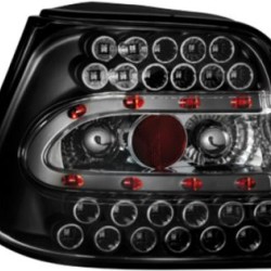 Πίσω φανάρια led για Vw Golf IV  (1997-2003)  - black - σετ 2τμχ.