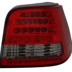 Πίσω φανάρια led για Vw Golf IV - κόκκινα / φιμέ - σετ 2τμχ.