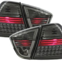 Πίσω φανάρια led για BMW E90 sedan (2005-2008) - μαύρα χρωμίου - σετ 2τμχ.