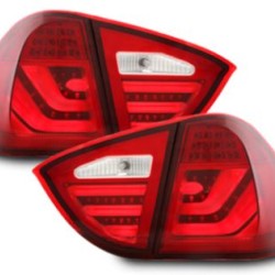 Πίσω φανάρια  για BMW E91 combi με led  φλας (2005-2008) - chrome - σετ 2τμχ.