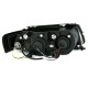 Φανάρια εμπρός angel eyes για Vw Passat 3Β/B5 (1997-2000) - μαύρα , με λάμπες (Η1) - σετ 2τμχ.