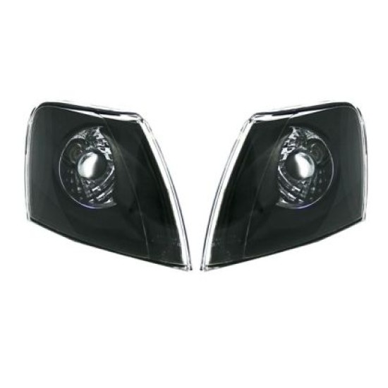 Φλας δίπλα στο φανάρι Vw Passat (1997-2001)  limousine / variant  - μαύρο - σετ 2τμχ.
