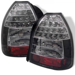 Πίσω φανάρια led για Honda Civic 3D (1996-2001) - σετ 2τμχ.