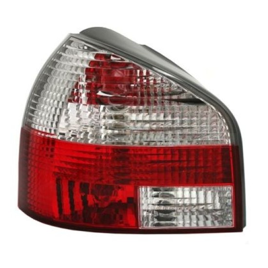 Πίσω φανάρια για Audi A3 (1996-2000) - χρωμίου - σετ 2τμχ.