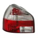Πίσω φανάρια για Audi A3 (1996-2000) - χρωμίου - σετ 2τμχ.