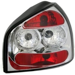 Πίσω φανάρια για Audi A3 (1996-2003) - chrome - σετ 2τμχ.