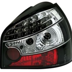 Πίσω φανάρια led για Audi A3 (1996-2003) - μαύρο - σετ 2τμχ.