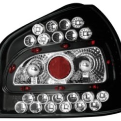 Πίσω φανάρια led Audi A3 (1996-2003) - μαύρα - σετ 2τμχ.