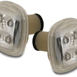 Led φλας για Audi A3 / A4 / Skoda (1995-2000) - χρωμίου - σετ 2τμχ.