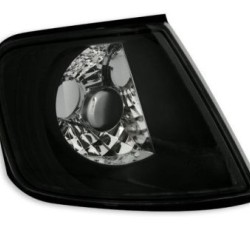 Φλας δίπλα στο φανάρι για Audi A3 (1995-2000) - μαύρο - σετ 2τμχ.