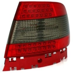Πίσω φανάρια τύπου led για Audi A4 sedan (1995-2001) - μαύρα - σετ 2τμχ.